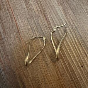 Pandora silver drop earrings with two sets of charms